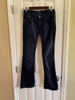 H&M & Denim Dark Wash Jeans Bootcut Low Waist